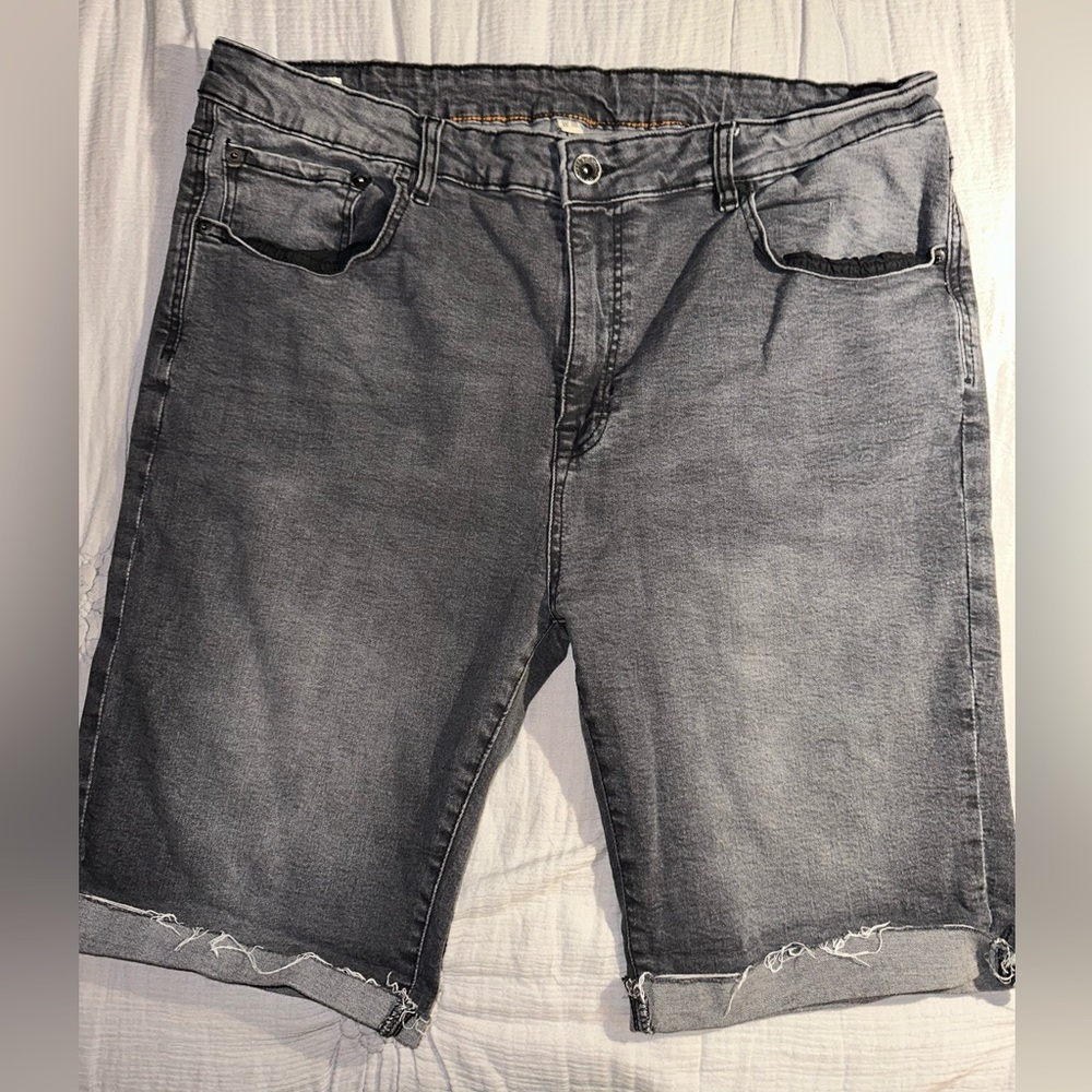 MEN'S Weatherproof Vintage slim Jean Blue Shorts 40 - Picture 1 of 7